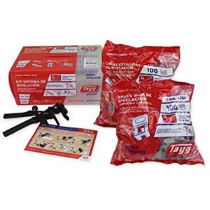 Tayg Slim nivelleringssysteem 1 mm (100 stuks, 100 wiggen, 1 kunststof tang) Tayg Slim nivelleringssysteem 1 mm (100 stuks, 100 wiggen, 1 kunststof tang)