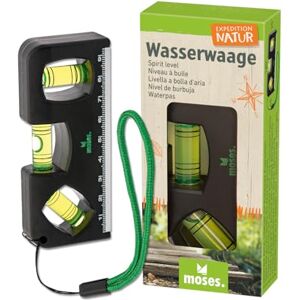 moses . Expedition Natuur kinderwaterpas, outdoor waterpas met magneet, liniaal en draagband, robuust doe-het-zelf- en outdoor-gereedschap voor kleine ontdekkers, zwart-groen moses . Expedition Natuur kinderwaterpas, outdoor waterpas met magneet, liniaal en draagband, robuust doe-het-zelf- en outdoor-gereedschap voor kleine ontdekkers, zwart-groen