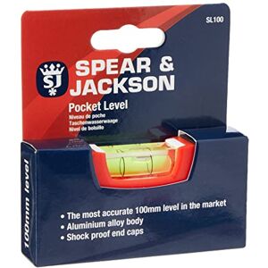Jackson SL100 100 mm (4") Pocket Spirit Level Jackson SL100 100 mm (4") Pocket Spirit Level