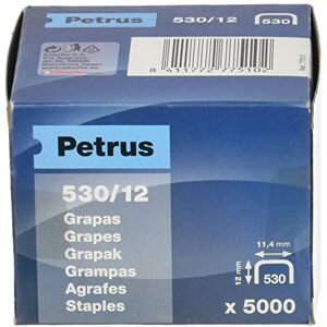 Petrus 77510 – Box 5000 stuks koperkleurige klemmen model 530/12 mm Petrus 77510 – Box 5000 stuks koperkleurige klemmen model 530/12 mm