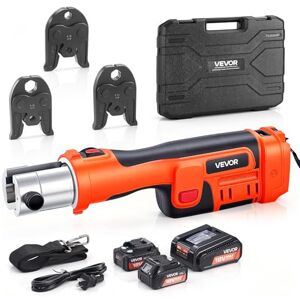 VEVOR Elektrische hydraulische krimptang 18 V met bekken M15, M22, M28 voor roestvrijstalen buizen, elektrisch krimpgereedschap met 2 batterijen van 4 Ah, dikte 32 kN en transportkoffer VEVOR Elektrische hydraulische krimptang 18 V met bekken M15, M22, M28 voor roestvrijstalen buizen, elektrisch krimpgereedschap met 2 batterijen van 4 Ah, dikte 32 kN en transportkoffer