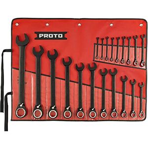Stanley Proto JSCV-20S Proto 20-delige zwart chroom omkeerbare combinatie ratelsleutel Stanley Proto JSCV-20S Proto 20-delige zwart chroom omkeerbare combinatie ratelsleutel