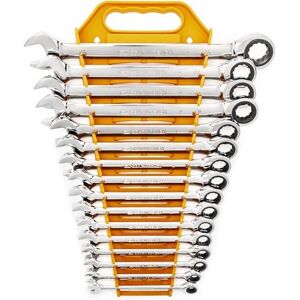 GEARWRENCH 9416 72 tanden 12 Pt. Ratcheting Combinatiesleutel Set, 16 st. GEARWRENCH 9416 72 tanden 12 Pt. Ratcheting Combinatiesleutel Set, 16 st.