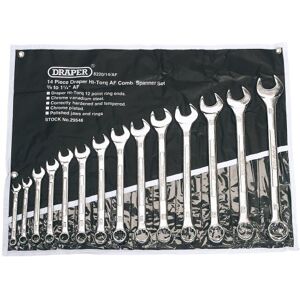 Draper 29548 14-delig Hi-Torq AF Comb. Sleutelset - Wrench Set Draper 29548 14-delig Hi-Torq AF Comb. Sleutelset - Wrench Set