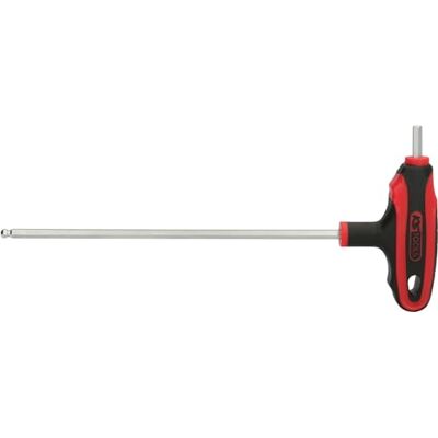 KS Tools 6-punt Sferische Steeksleutel 4mm T-hendel Steun KS Tools 6-punt Sferische Steeksleutel 4mm T-hendel Steun
