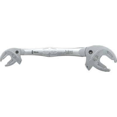 Wera 6006 Joker S/L Zelfinstelbare dubbele steeksleutel, 10; 11; 12; 13x7/16; 1/2"x16; 17; 18; 19x5/8; 11/16; 3/4"x208,6mm Wera 6006 Joker S/L Zelfinstelbare dubbele steeksleutel, 10; 11; 12; 13x7/16; 1/2"x16; 17; 18; 19x5/8; 11/16; 3/4"x208,6mm
