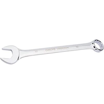Draper 35222 Hi-Torq Metrische Korte Patroon Combinatie Spanner, 32mm, Blauw Draper 35222 Hi-Torq Metrische Korte Patroon Combinatie Spanner, 32mm, Blauw