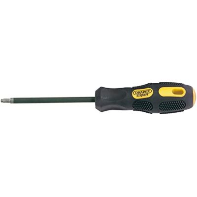 Draper 41304 Expert S2 platte sleuf vierkante uitsparing schroevendraaier, 100 mm Draper 41304 Expert S2 platte sleuf vierkante uitsparing schroevendraaier, 100 mm