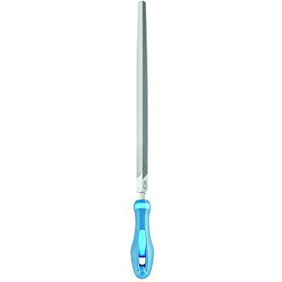 PFERD TOOLS werkplaatsvijl driehoekig, 200 mm, driehoekig, spits toelopende vijl, kruiskop H2 aan drie zijden, ergonomische vijlgreep, 11211207 – geschikt voor universele slijp- en PFERD TOOLS werkplaatsvijl driehoekig, 200 mm, driehoekig, spits toelopende vijl, kruiskop H2 aan drie zijden, ergonomische vijlgreep, 11211207 – geschikt voor universele slijp- en