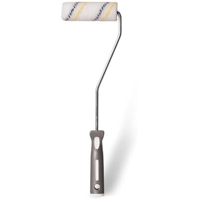 Boldrini Mini-rol van nylon 6 mm, ideaal voor lakken en oplosmiddelverf, lengte 10 cm, compleet met handvat Boldrini Mini-rol van nylon 6 mm, ideaal voor lakken en oplosmiddelverf, lengte 10 cm, compleet met handvat