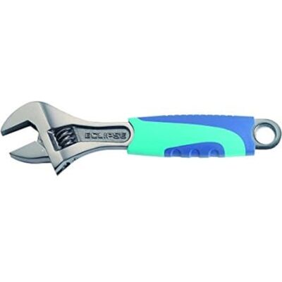 ECLIPSE Professional Tools ADJW8 verstelbare sleutel met zacht aanvoelende handgreep 8"/200 mm ECLIPSE Professional Tools ADJW8 verstelbare sleutel met zacht aanvoelende handgreep 8"/200 mm