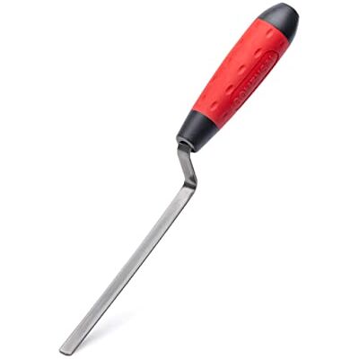 COMENSAL ® Voegtroffel 10 mm Voegentroffel roestvrij stootvoegtroffel met roestvrijstalen blad antislip zachte grip Made in EU COMENSAL ® Voegtroffel 10 mm Voegentroffel roestvrij stootvoegtroffel met roestvrijstalen blad antislip zachte grip Made in EU
