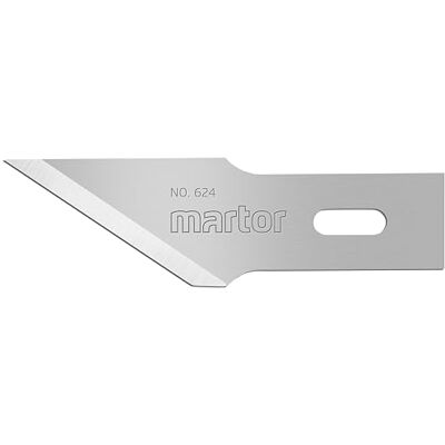 MARTOR 10x Grafisch mesje 11,5 mm, eenmalig, dubbel facet, staal In magazijn, tweezijdig, hobby mes & precisie sneden, modelbouw, No. 624.50 MARTOR 10x Grafisch mesje 11,5 mm, eenmalig, dubbel facet, staal In magazijn, tweezijdig, hobby mes & precisie sneden, modelbouw, No. 624.50
