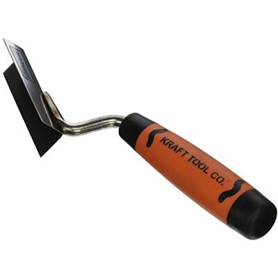 Kraft Tool PL591PF roestvrij staal 90-graden buiten hoek troffel met ProForm handvat, 8-1/8 x 3/4-inch Kraft Tool PL591PF roestvrij staal 90-graden buiten hoek troffel met ProForm handvat, 8-1/8 x 3/4-inch