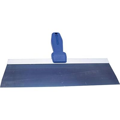 Marshalltown oppervlakte spatel met kunststof handvat van blauw staal, afmeting: 305x76 mm, gereedschap voor gipsplaten en schilders Marshalltown oppervlakte spatel met kunststof handvat van blauw staal, afmeting: 305x76 mm, gereedschap voor gipsplaten en schilders