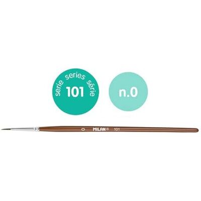 Milan Ronde Verfkwast Serie 101 No 0 - Kwast Milan Ronde Verfkwast Serie 101 No 0 - Kwast