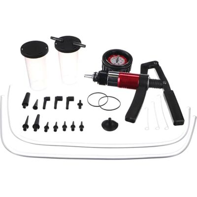 SIXTOL MECHANIC BRAKE TESTER 22 22-delige vacuüm- en remtestset Diagnose en ontluchting Met manometer en koffer SIXTOL MECHANIC BRAKE TESTER 22 22-delige vacuüm- en remtestset Diagnose en ontluchting Met manometer en koffer