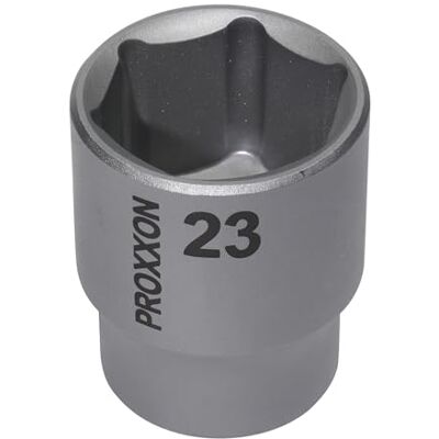 PROXXON 23423 Steeksleutelinzetstuk/moer 23 mm aandrijving 12,5 mm (1/2 ') PROXXON 23423 Steeksleutelinzetstuk/moer 23 mm aandrijving 12,5 mm (1/2 ')