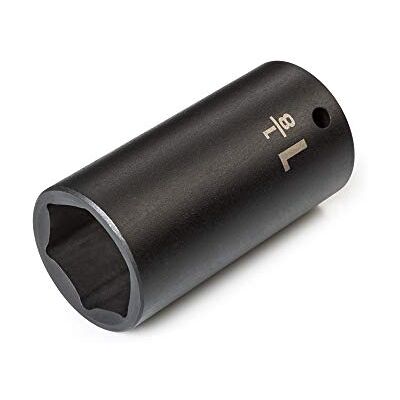 TEKTON SID23029 Slagmoersleutel, zeskantig, met connectie van 1/2 inch x 1-1/8 inch, diep profiel TEKTON SID23029 Slagmoersleutel, zeskantig, met connectie van 1/2 inch x 1-1/8 inch, diep profiel