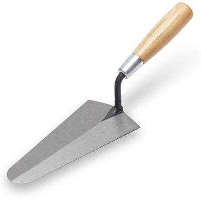 Marshalltown Metselspaan/Eendenbek, houten handgreep, koolstofstaal, afmetingen: 178x86 mm Marshalltown Metselspaan/Eendenbek, houten handgreep, koolstofstaal, afmetingen: 178x86 mm