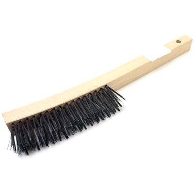 Monkey Ladder Stalen borstel nr. 9: robuuste borstel, ideaal voor het reinigen en wieden, duurzame stalen borstelharen voor een effectieve en snelle afwerking Monkey Ladder Stalen borstel nr. 9: robuuste borstel, ideaal voor het reinigen en wieden, duurzame stalen borstelharen voor een effectieve en snelle afwerking