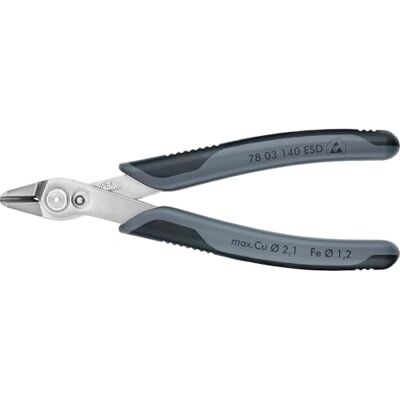 Knipex Electronic Super Knips XL ESD Gelakt - 140 mm Klamboe Knipex Electronic Super Knips XL ESD Gelakt - 140 mm Klamboe