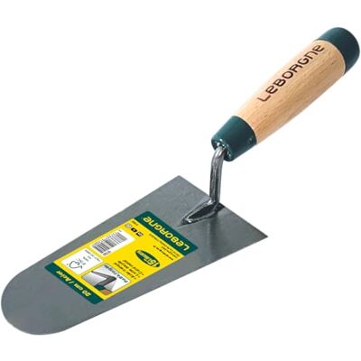 Leborgne Ronde troffel 26 cm 100% FSC® houten handvat gehard stalen lemmet en gesmede poot voor professioneel metselwerk Leborgne Ronde troffel 26 cm 100% FSC® houten handvat gehard stalen lemmet en gesmede poot voor professioneel metselwerk