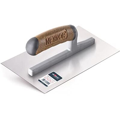 NEYNOR ® Gladspaan zonder tanden, 270 x 130 mm, professionele roestvrijstalen troffel voor het leggen van tegels, ergonomische handgreep, made in EU NEYNOR ® Gladspaan zonder tanden, 270 x 130 mm, professionele roestvrijstalen troffel voor het leggen van tegels, ergonomische handgreep, made in EU