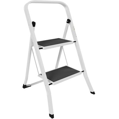 Home Vida 2-Step Steel Draagbare Vouwen Heavy Duty Ladder Multi-Colour Home Vida 2-Step Steel Draagbare Vouwen Heavy Duty Ladder Multi-Colour