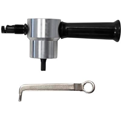 Boxer Metalen snijder, 13 x 6 cm, van staal en aluminium, booropzetstuk, 360° draaibare kop voor staal, aluminium, koper en kunststof Boxer Metalen snijder, 13 x 6 cm, van staal en aluminium, booropzetstuk, 360° draaibare kop voor staal, aluminium, koper en kunststof