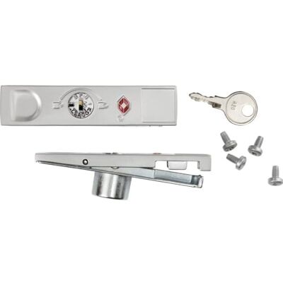 Parat 900043999 slot set "Classic TSA Lock" voor gereedschapskoffer in grijs, zilver Parat 900043999 slot set "Classic TSA Lock" voor gereedschapskoffer in grijs, zilver