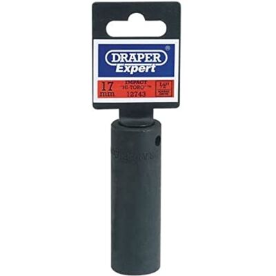 Draper - 12743 - 1/2in Drive - 17mm - Socket Draper - 12743 - 1/2in Drive - 17mm - Socket