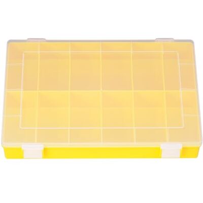 hünersdorff Assortimentsdoos: stabiele sorteerbox (PP) met vaste vakverdeling (12 vakken), afmetingen sorteerdoos: T225 x B335 x H55 mm, Made in Germany hünersdorff Assortimentsdoos: stabiele sorteerbox (PP) met vaste vakverdeling (12 vakken), afmetingen sorteerdoos: T225 x B335 x H55 mm, Made in Germany