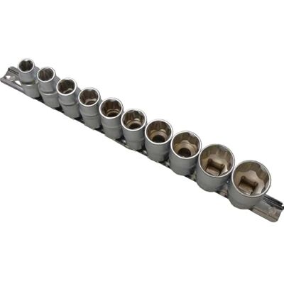 Blue Spot Tools Blauwe vlek 01526 10 stuk 1/2 Inch Socket Set op spoor Blue Spot Tools Blauwe vlek 01526 10 stuk 1/2 Inch Socket Set op spoor