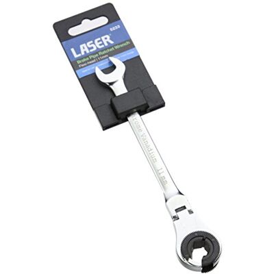 Laser 5233 Ringsleutelratel en steeksleutel voor remleidingen, 11 mm Laser 5233 Ringsleutelratel en steeksleutel voor remleidingen, 11 mm