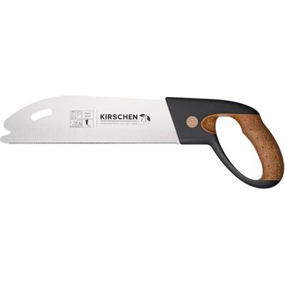 Kirschen Fijne zaagzaag met kurkgreep (zaagbladlengte 270 mm, lengte x hoogte 425 x 130 mm, 17 tanden per inch, houtzaag, handzaag) 4410270 Kirschen Fijne zaagzaag met kurkgreep (zaagbladlengte 270 mm, lengte x hoogte 425 x 130 mm, 17 tanden per inch, houtzaag, handzaag) 4410270