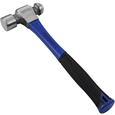 Faithfull Ball Pein Hammer 680 g – Hoge sterkte glasvezel schacht met gepolijste stalen kop en ergonomische anti-slip grip voor metaalbewerking, engineering, algemene reparaties en doe-het-zelf Faithfull Ball Pein Hammer 680 g – Hoge sterkte glasvezel schacht met gepolijste stalen kop en ergonomische anti-slip grip voor metaalbewerking, engineering, algemene reparaties en doe-het-zelf