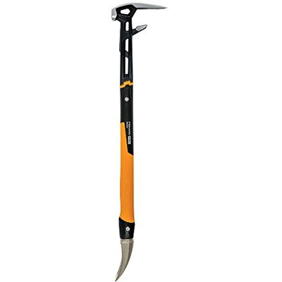 Fiskars 751410-1001 Pro Isocore sloophamer sloopstang sloopstang 76,2 cm Lange lengte voor verbeterde hefboomwerking, board bender voor sloop- en verbouwingsprojecten, SoftGrip handvat Fiskars 751410-1001 Pro Isocore sloophamer sloopstang sloopstang 76,2 cm Lange lengte voor verbeterde hefboomwerking, board bender voor sloop- en verbouwingsprojecten, SoftGrip handvat