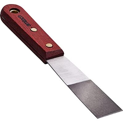 Amtech G0700 25mm (1") Heavy Duty schraper met houten handvat Amtech G0700 25mm (1") Heavy Duty schraper met houten handvat