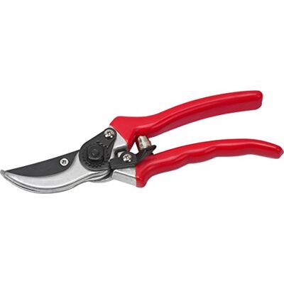 Meister 9719100 Tuinschaar met bypass-lemmet anti-aanbaklaag Geschikt voor zacht hout en vers hout Voor nauwkeurige sneden/rozenschaar/wijnstok schaar/bloemscharen/schaar Meister 9719100 Tuinschaar met bypass-lemmet anti-aanbaklaag Geschikt voor zacht hout en vers hout Voor nauwkeurige sneden/rozenschaar/wijnstok schaar/bloemscharen/schaar