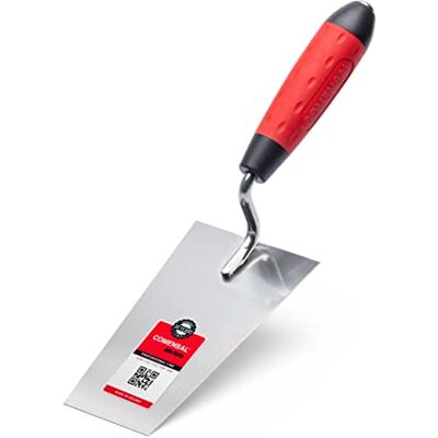 COMENSAL ® Troffel 160 mm gipsspatel stukaateur troffel roestvrij staal gipslepel antislip softgrip Made in EU COMENSAL ® Troffel 160 mm gipsspatel stukaateur troffel roestvrij staal gipslepel antislip softgrip Made in EU