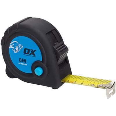 OX - T029108 - 8m - Metric - Tape measure OX - T029108 - 8m - Metric - Tape measure