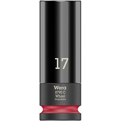 Wera 8790 C Wheel Impaktor steeksleutelinzetstuk met 1/2 inch aandrijving, 17 x 85 x 30 mm Wera 8790 C Wheel Impaktor steeksleutelinzetstuk met 1/2 inch aandrijving, 17 x 85 x 30 mm