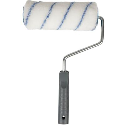 Cogex Verfroller 180mm, verfroller met handvat Verfroller Druppelstop Lengte: 180mm Voor muren en plafonds Handvat van 100% gerecycled kunststof Praktisch Cogex Verfroller 180mm, verfroller met handvat Verfroller Druppelstop Lengte: 180mm Voor muren en plafonds Handvat van 100% gerecycled kunststof Praktisch