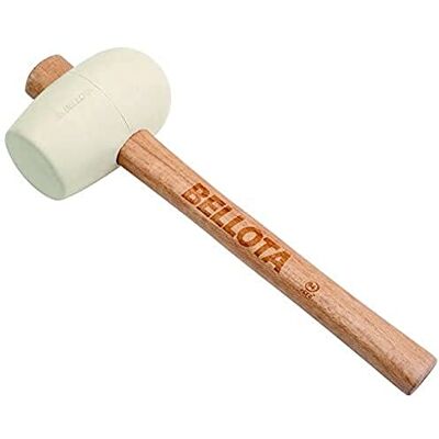 Bellota Houten hamer van wit rubber Bellota Houten hamer van wit rubber