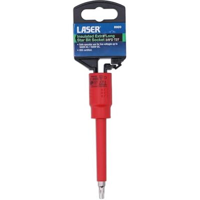 Laser Tools - 8920 - Geïsoleerd - Extra Lang - Torx-socket Laser Tools - 8920 - Geïsoleerd - Extra Lang - Torx-socket
