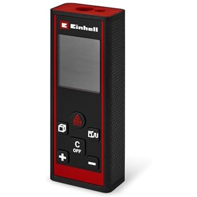 Einhell laser-afstandsmeter TC-LD 60 R max. 60 m meetbereik 3 meetmodi: afstand, oppervlakte, volume continue meting Pythagoras uitzetten LCD-display Einhell laser-afstandsmeter TC-LD 60 R max. 60 m meetbereik 3 meetmodi: afstand, oppervlakte, volume continue meting Pythagoras uitzetten LCD-display