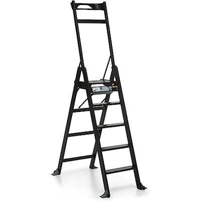 Foppapedretti Lascala 5.0 opvouwbare ladder, wengé Foppapedretti Lascala 5.0 opvouwbare ladder, wengé