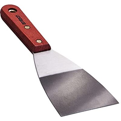 Amtech G0800 75mm (3") Heavy Duty schraper met houten handvat Amtech G0800 75mm (3") Heavy Duty schraper met houten handvat