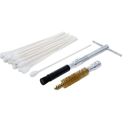 BGS 72099 Injectorzitting- en schachtreinigingsset voor GM Duramax 66 L dieselmotor Reiniging van injectorstoelen en gaten LLY en LB7 draadborstel, nylon borstel, handvat, 20 wegwerp-reinigingsstaafjes BGS 72099 Injectorzitting- en schachtreinigingsset voor GM Duramax 66 L dieselmotor Reiniging van injectorstoelen en gaten LLY en LB7 draadborstel, nylon borstel, handvat, 20 wegwerp-reinigingsstaafjes